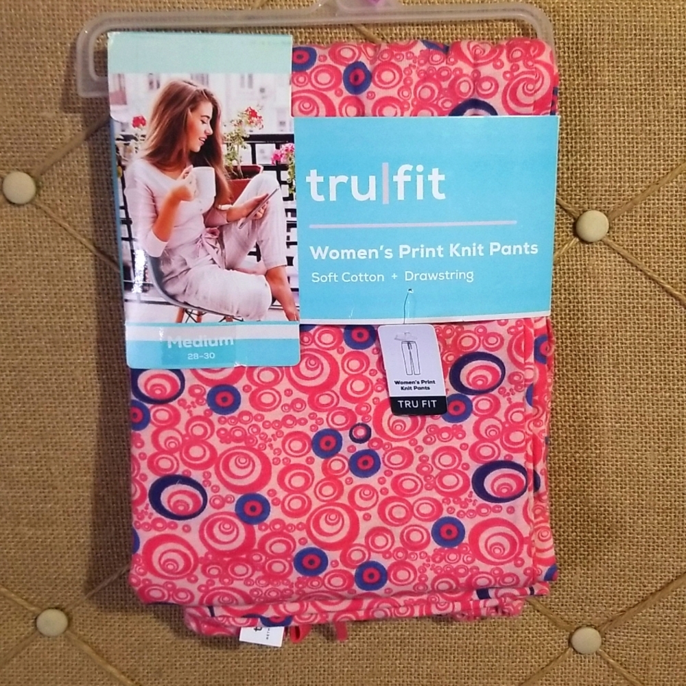 Tru fit woman print knit pants